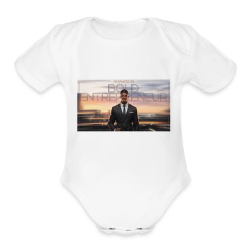 vidiq thumbnail 7 - Organic Short Sleeve Baby Bodysuit