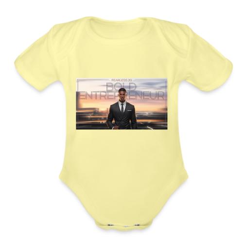 vidiq thumbnail 7 - Organic Short Sleeve Baby Bodysuit