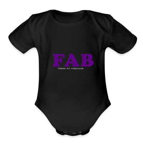 FAB Tank - Organic Short Sleeve Baby Bodysuit