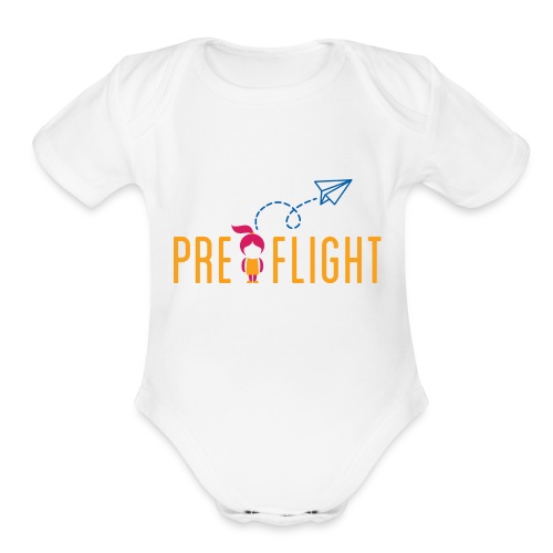PreFlight Aviation Camp - Organic Short Sleeve Baby Bodysuit