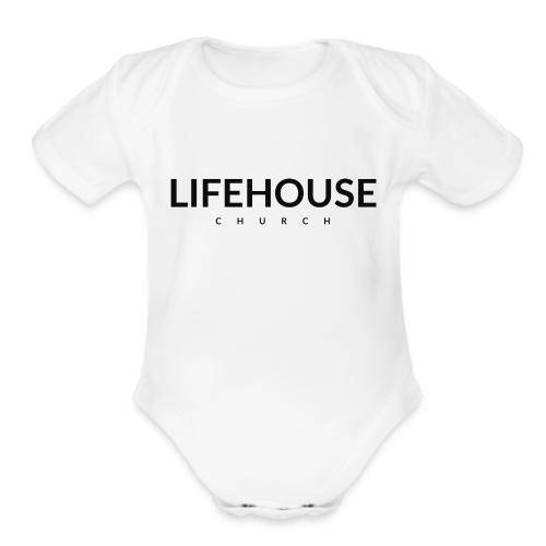 Lifehouse Logo - Organic Short Sleeve Baby Bodysuit
