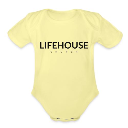 Lifehouse Logo - Organic Short Sleeve Baby Bodysuit
