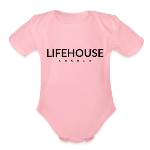 Lifehouse Logo - Organic Short Sleeve Baby Bodysuit
