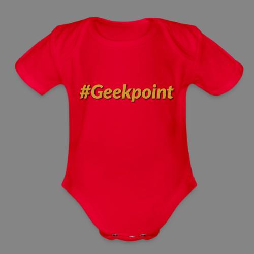 #Geekpoint - Organic Short Sleeve Baby Bodysuit