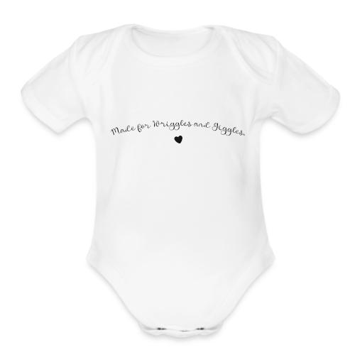 Wiggle & Giggle - Organic Short Sleeve Baby Bodysuit