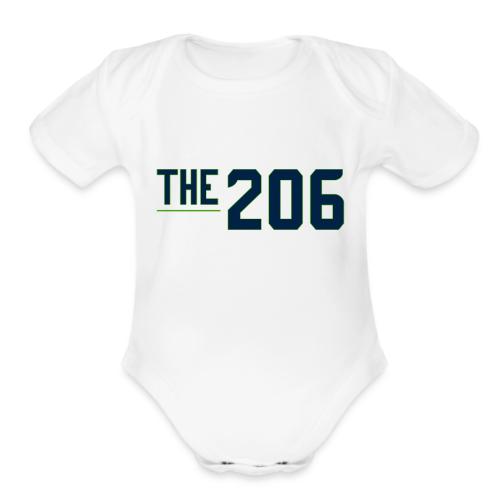 THE | 206 - Spirit of Washington - Game Apparel - Organic Short Sleeve Baby Bodysuit