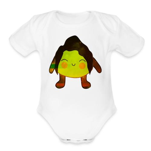 The Lemon Sister P - Organic Short Sleeve Baby Bodysuit