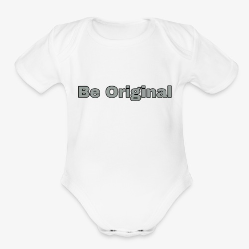 Be Original - Organic Short Sleeve Baby Bodysuit