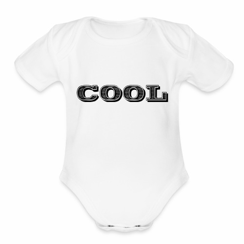 Cool - Organic Short Sleeve Baby Bodysuit