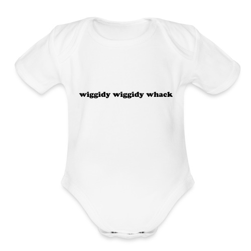 Wiggidy Whack - Organic Short Sleeve Baby Bodysuit