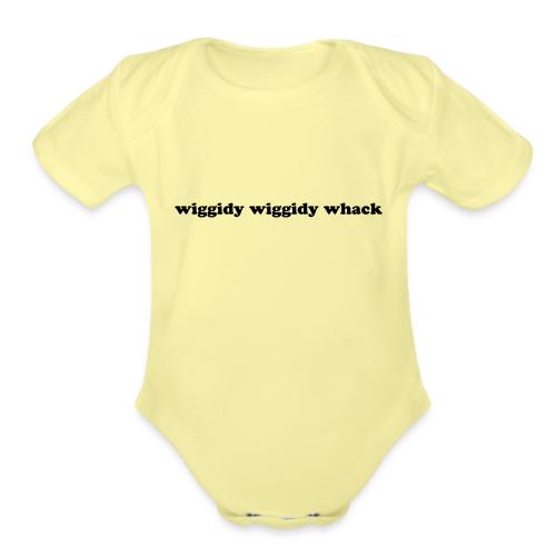 Wiggidy Whack - Organic Short Sleeve Baby Bodysuit