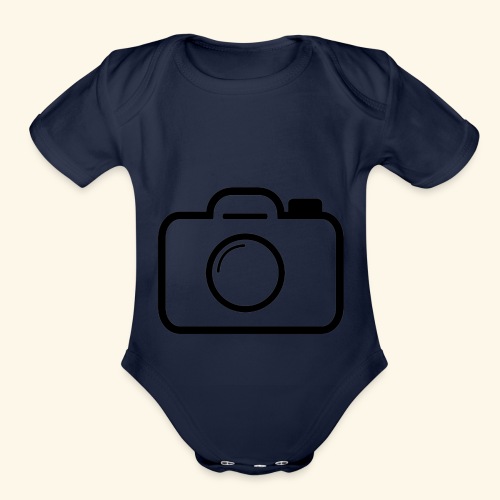 Camera - Organic Short Sleeve Baby Bodysuit