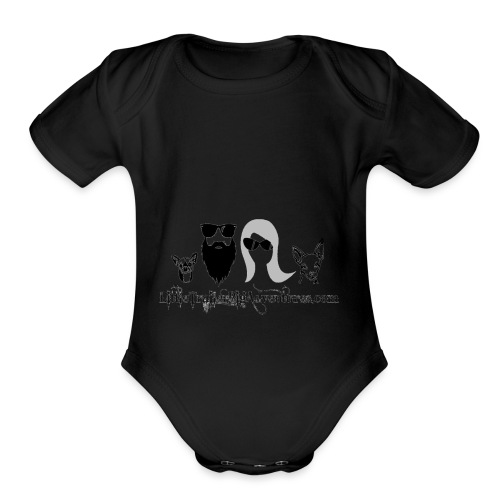 LTBA Heads Logo - Organic Short Sleeve Baby Bodysuit