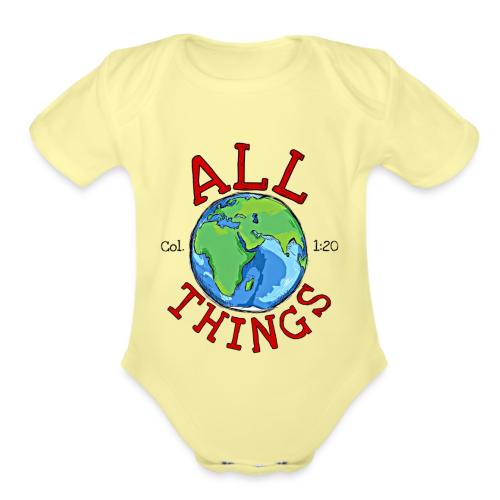 All Things Globe - Organic Short Sleeve Baby Bodysuit