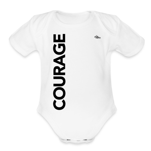 Courage - Organic Short Sleeve Baby Bodysuit