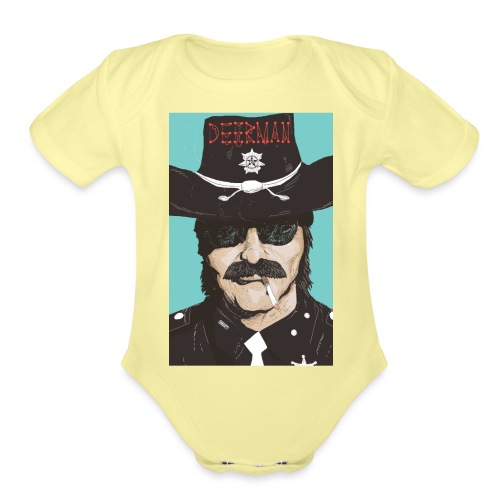 sheriff export version sp - Organic Short Sleeve Baby Bodysuit