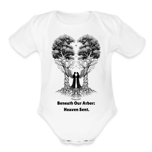Angelic Guardian T-Shirt, Mug - Organic Short Sleeve Baby Bodysuit