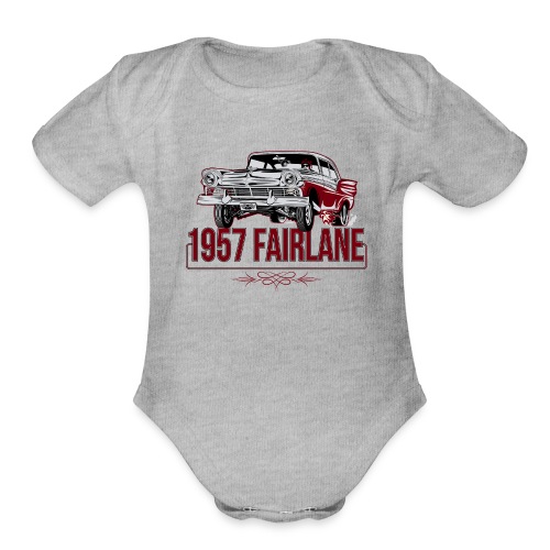 Twisted Farlaine 1957 Gasser - Organic Short Sleeve Baby Bodysuit