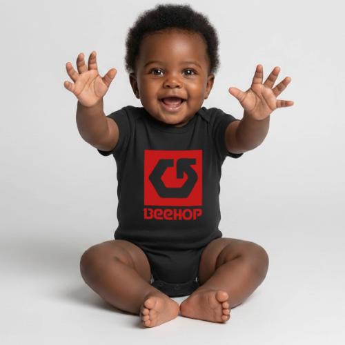 beehop2 - Organic Short Sleeve Baby Bodysuit