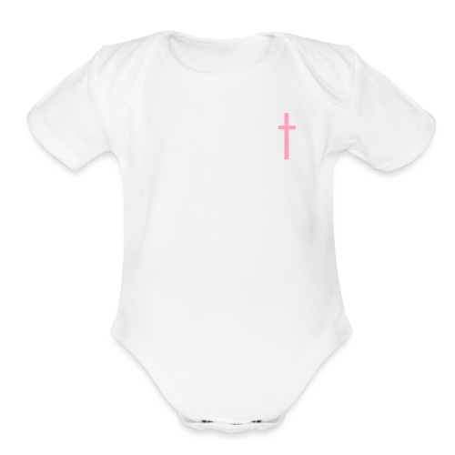 The Cross - 1 - Organic Short Sleeve Baby Bodysuit