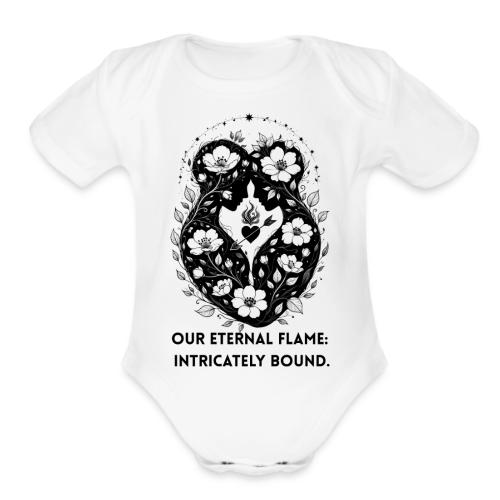 Eternal Flame of Embrace T-Shirt - Organic Short Sleeve Baby Bodysuit
