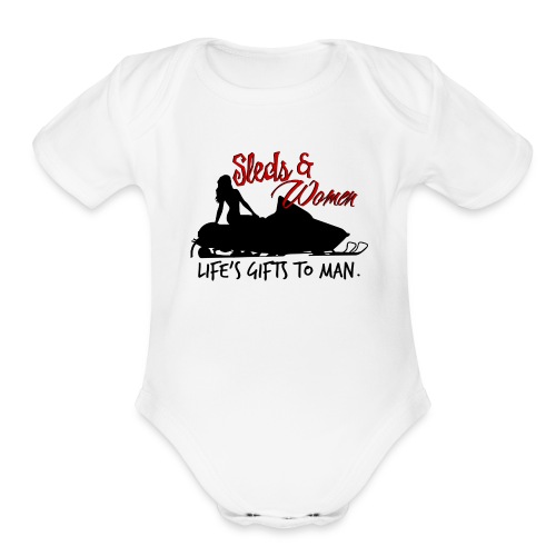 Sleds & Women - Organic Short Sleeve Baby Bodysuit