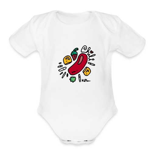 Chili - Organic Short Sleeve Baby Bodysuit