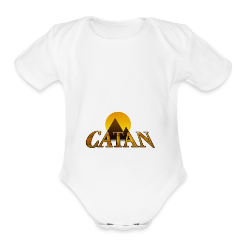 Modern Settlers of Catan - Organic Short Sleeve Baby Bodysuit