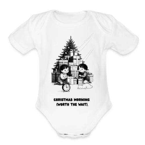 Christmas Morning T-Shirt | Minimalist Kids Gifts - Organic Short Sleeve Baby Bodysuit
