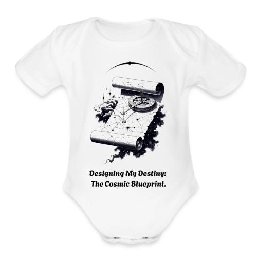 Cosmic Blueprint T-Shirt - Organic Short Sleeve Baby Bodysuit