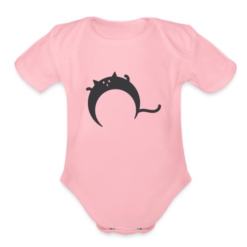 Chunky Kitty - Organic Short Sleeve Baby Bodysuit