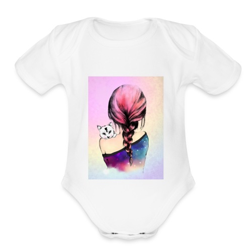 b1813b29cd96b0fca0a5c345956effaa cute drawings dr - Organic Short Sleeve Baby Bodysuit