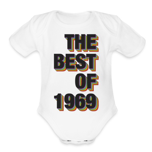 The Best Of 1969 - Organic Short Sleeve Baby Bodysuit