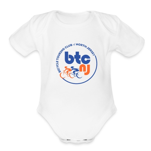 BTCNJ logo Gear - Organic Short Sleeve Baby Bodysuit