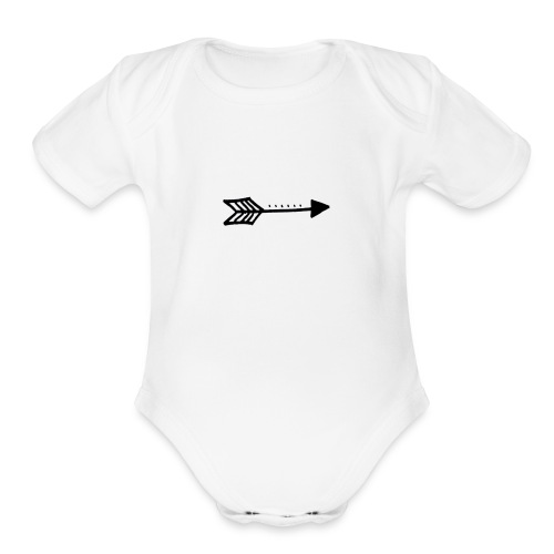 a - Organic Short Sleeve Baby Bodysuit