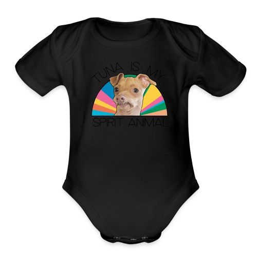 Spirit Animal–Rainbow - Organic Short Sleeve Baby Bodysuit