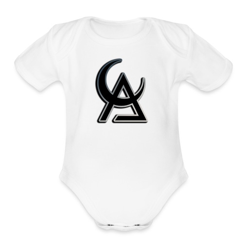 Astral Convergence Logo - Organic Short Sleeve Baby Bodysuit