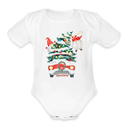 Christmas - Organic Short Sleeve Baby Bodysuit