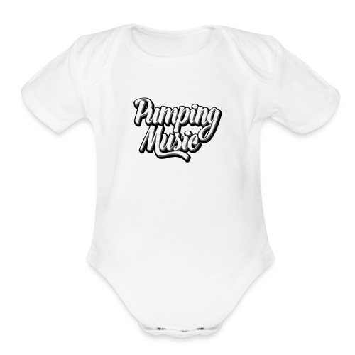 PumpingMusic - Organic Short Sleeve Baby Bodysuit