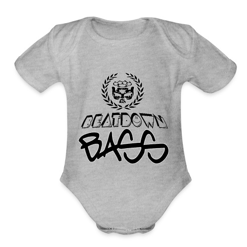 BEATDOWN BLACK LOGO - Organic Short Sleeve Baby Bodysuit