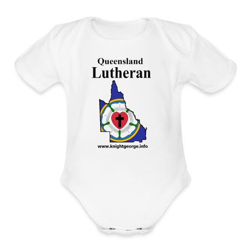 Queensland Lutheran - Organic Short Sleeve Baby Bodysuit