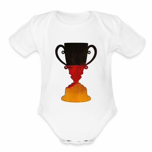 Germany trophy cup gift ideas - Organic Short Sleeve Baby Bodysuit