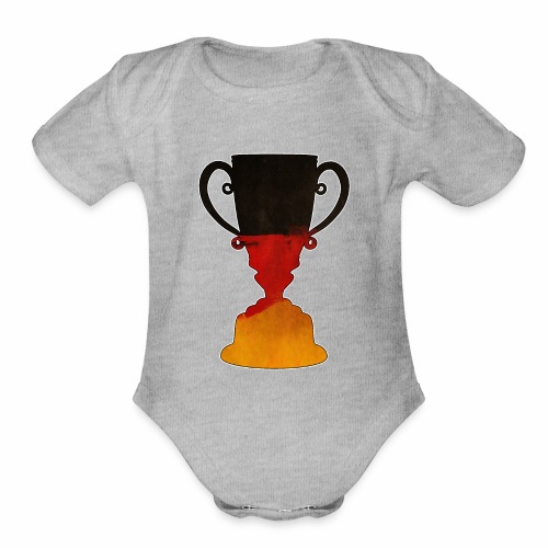 Germany trophy cup gift ideas - Organic Short Sleeve Baby Bodysuit