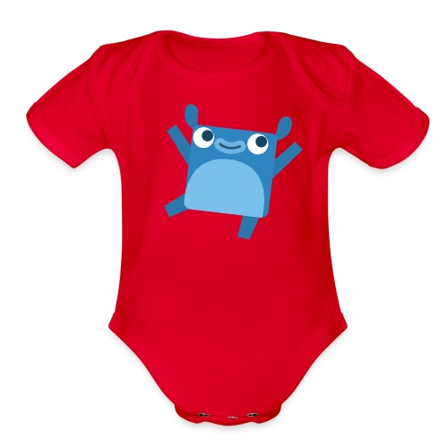 Little Blue Gear - Organic Short Sleeve Baby Bodysuit