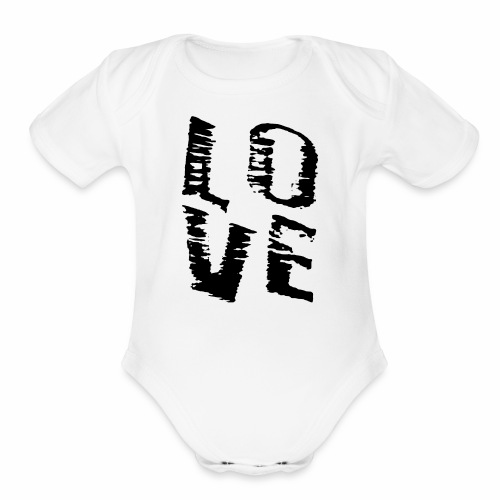 The True Love Is Everywhere! - Couple Gift Ideas - Organic Short Sleeve Baby Bodysuit