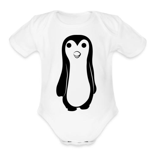 pengüin - Organic Short Sleeve Baby Bodysuit