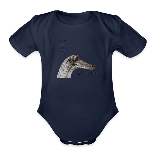 EOSTWMT CROCODILE - Organic Short Sleeve Baby Bodysuit