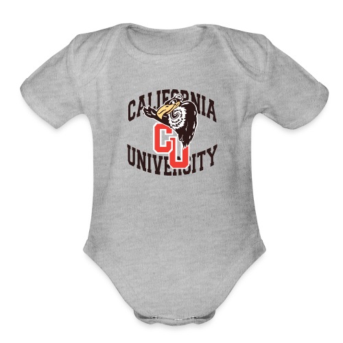 California University Merch - Organic Short Sleeve Baby Bodysuit
