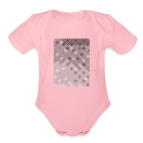 Embroidery pattern - Organic Short Sleeve Baby Bodysuit