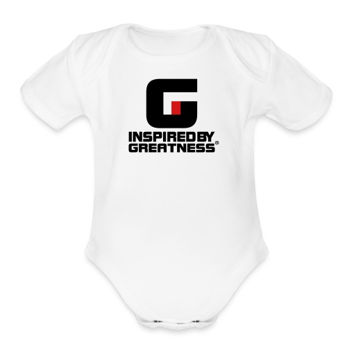 Inspired by Greatness® IG © All right’s reserved - Organic Short Sleeve Baby Bodysuit